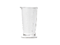 Prozirna mjerna posuda s oznakama volumena od 50 ml do 700 ml.