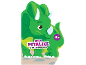 Zelena knjiga aktivnosti s dinosaurom triceratopsom i naljepnicama, za uzrast 4+.
