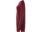 Ženski bordo džemper dugih rukava sa zlatnim gumbima na manžetama