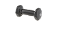 Crni uteg od 1 kg za trening snage.