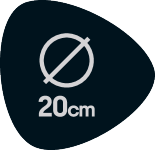Promjer 20 cm