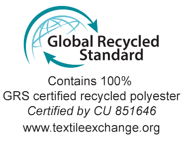 Oznaka Global Recycled Standard: Sadrži 100% GRS certificiranog recikliranog poliestera, CU 851646.