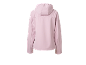 Ružičasta ženska softshell jakna s kapuljačom, stražnji pogled.