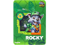 Kolekcionarska karta s Rockiejem iz Paw Patrola u kostimu dinosaura, broj 06/09.