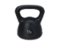 Crni kettlebell od 10 kg za trening snage.