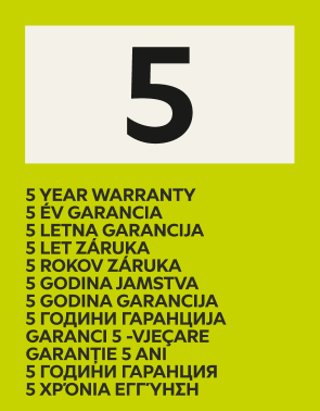 5 godina jamstva