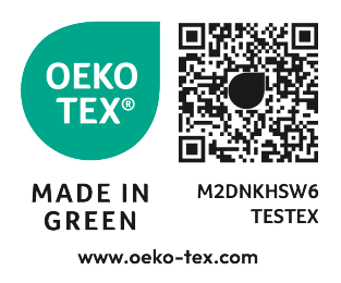 OEKO-TEX® MADE IN GREEN certifikat, M2DNKHSW6 TESTEX, www.oeko-tex.com