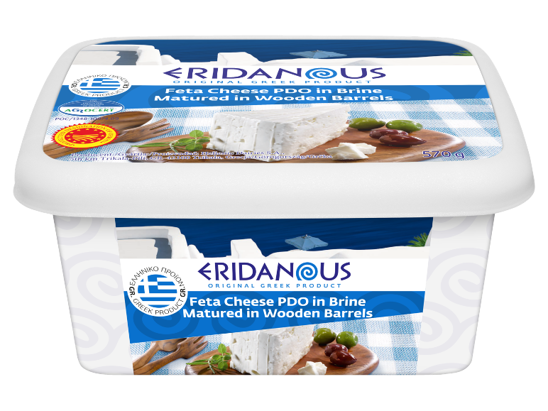 Feta sir ZOI u salamuri, dozrijevan u drvenim bačvama, 570g.