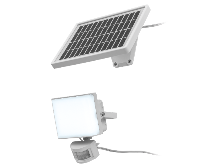 Solarni LED reflektor s detektorom pokreta.
