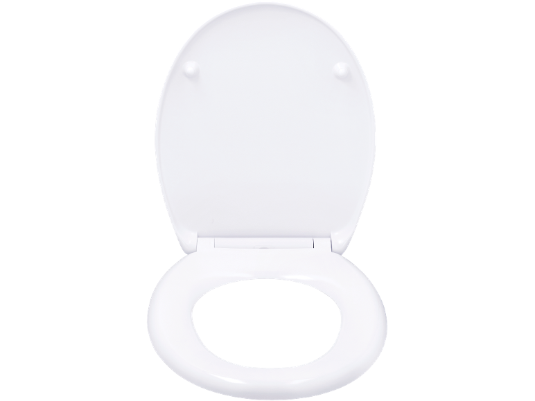 Bijela WC daska s otvorenim sjedalom