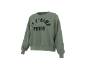 Zelena majica s crnim tekstom „JE T'AIME PARIS“.