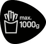 Maks. 1000g pomfrita.