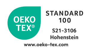 OEKO-TEX® STANDARD 100 certifikat, broj S21-3106 Hohenstein.