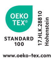 OEKO-TEX® STANDARD 100 certifikat 17.HLK.28810 Hohenstein