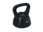 Crni kettlebell od 10 kg za trening snage.
