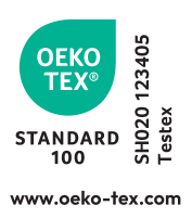 Tekstilni standard 100 certifikat SH020 123405 Testex