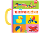 Dječja knjiga s vlakom, gumenom patkicom, triciklom, loptom i avionom, 24+ mjeseca.