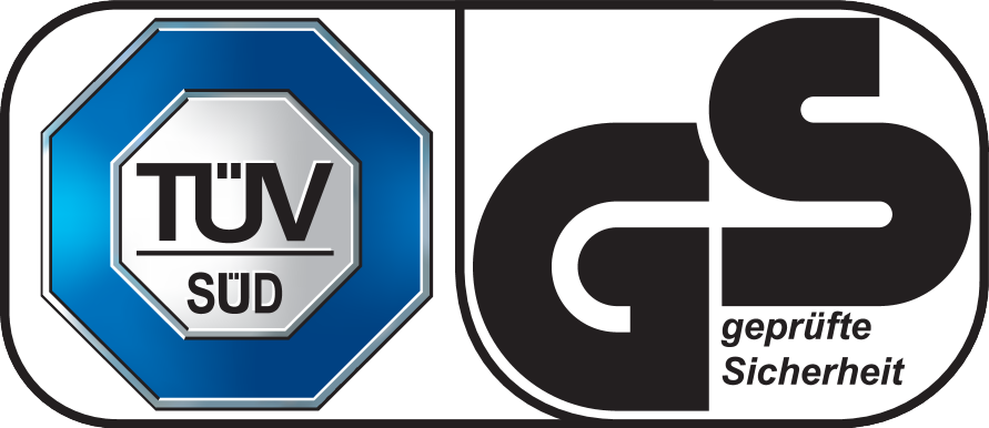 TÜV SÜD i GS geprüfte Sicherheit pečati