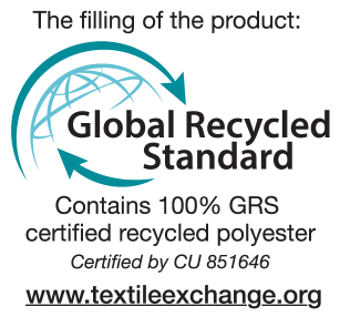 Global Recycled Standard: Sadrži 100% GRS certificiranog recikliranog poliestera. Certificirano od CU 851646.