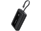 Crni prijenosni punjač s digitalnim zaslonom '100' i integriranim USB-C kabelom.