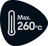 Maksimalna temperatura 260°C