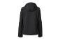 Ženska crna softshell jakna s kapuljačom, stražnji pogled