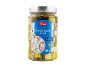 Kockice sira u ulju s biljem i začinima u staklenoj posudi, 350 g.