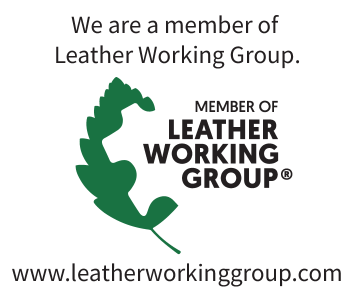 Član smo Radne skupine za kožu. www.leatherworkinggroup.com