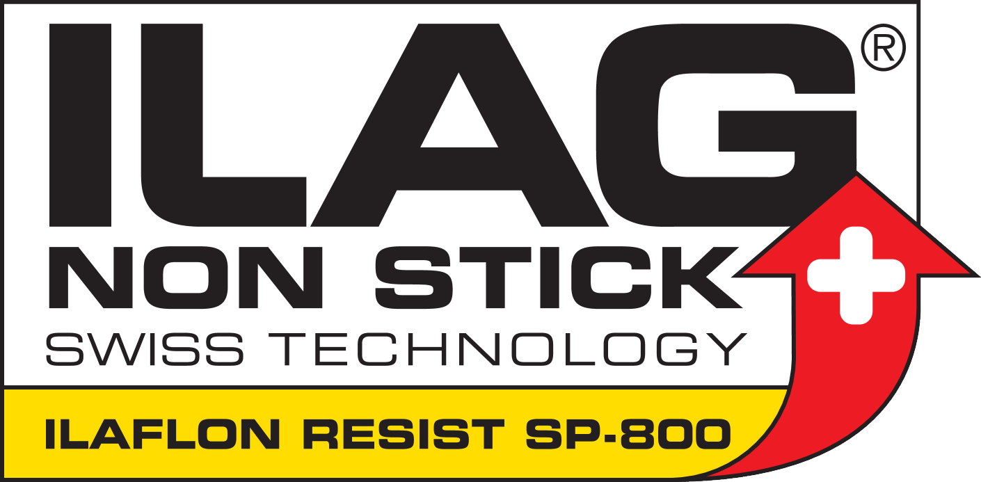 ILAG NON STICK SWISS TECHNOLOGY ILAFLON RESIST SP-800 logotip