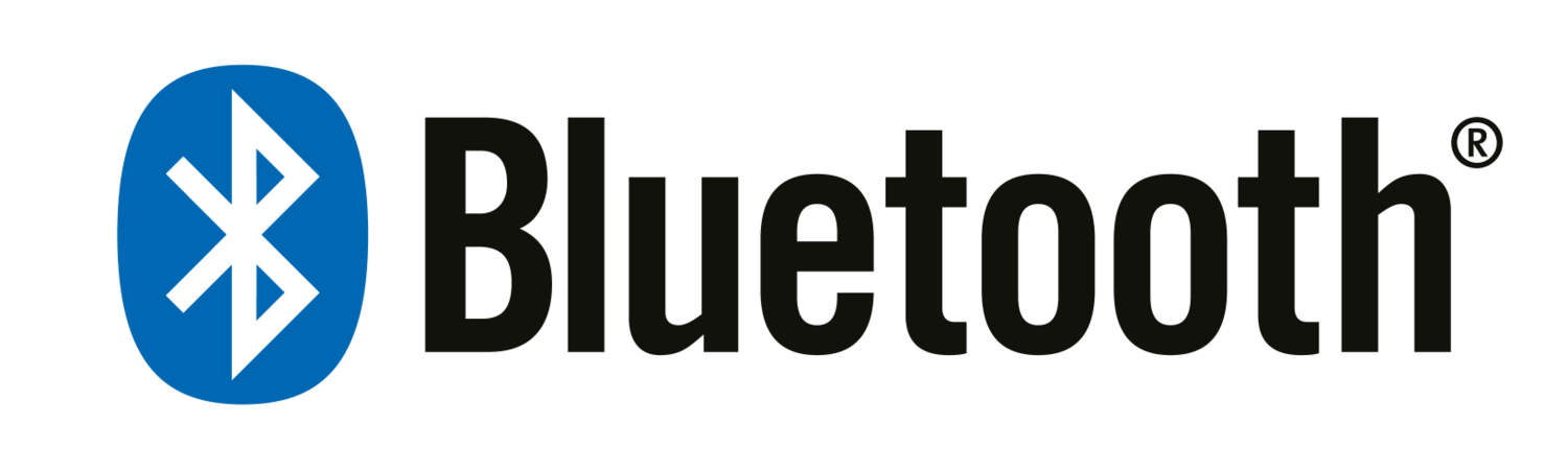 Bluetooth logotip i tekst