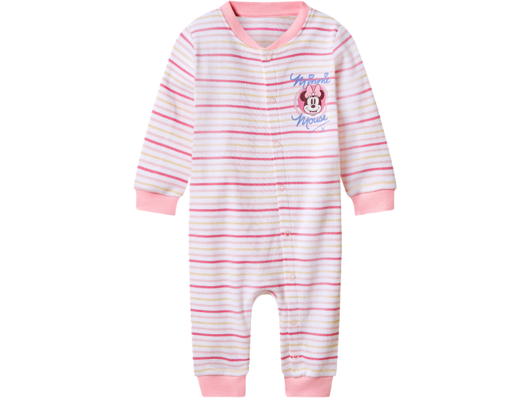Prugasti bodi za bebe s motivom Minnie Mouse