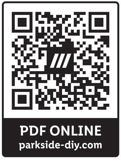 QR kod s vezom na parkside-diy.com, PDF ONLINE