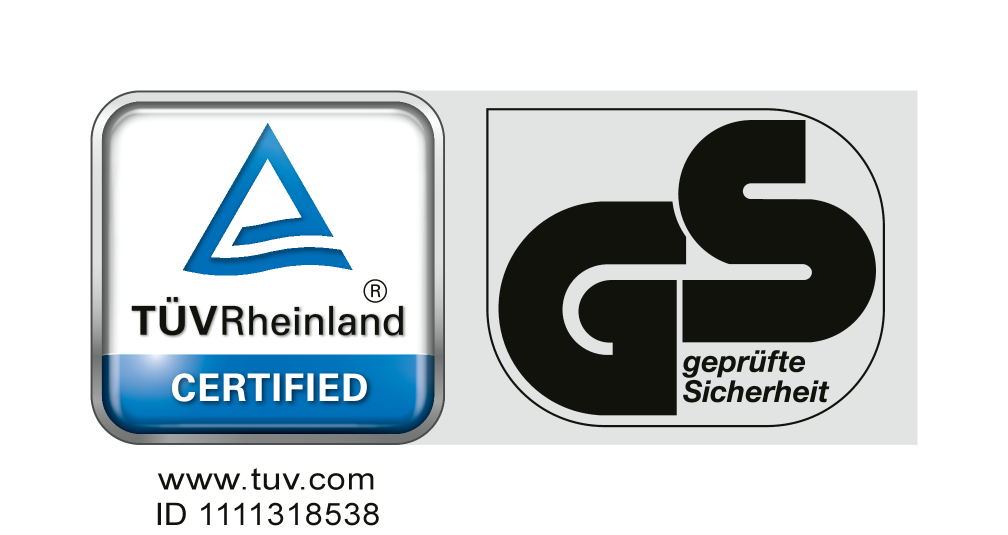 Certificirano, ispitana sigurnost, www.tuv.com, ID 1111318538