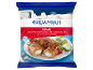 Pakiranje kuhanih mljevenih svinjskih pljeskavica s punjenjem od sira, grčki stil, 750 g, smrznuto.