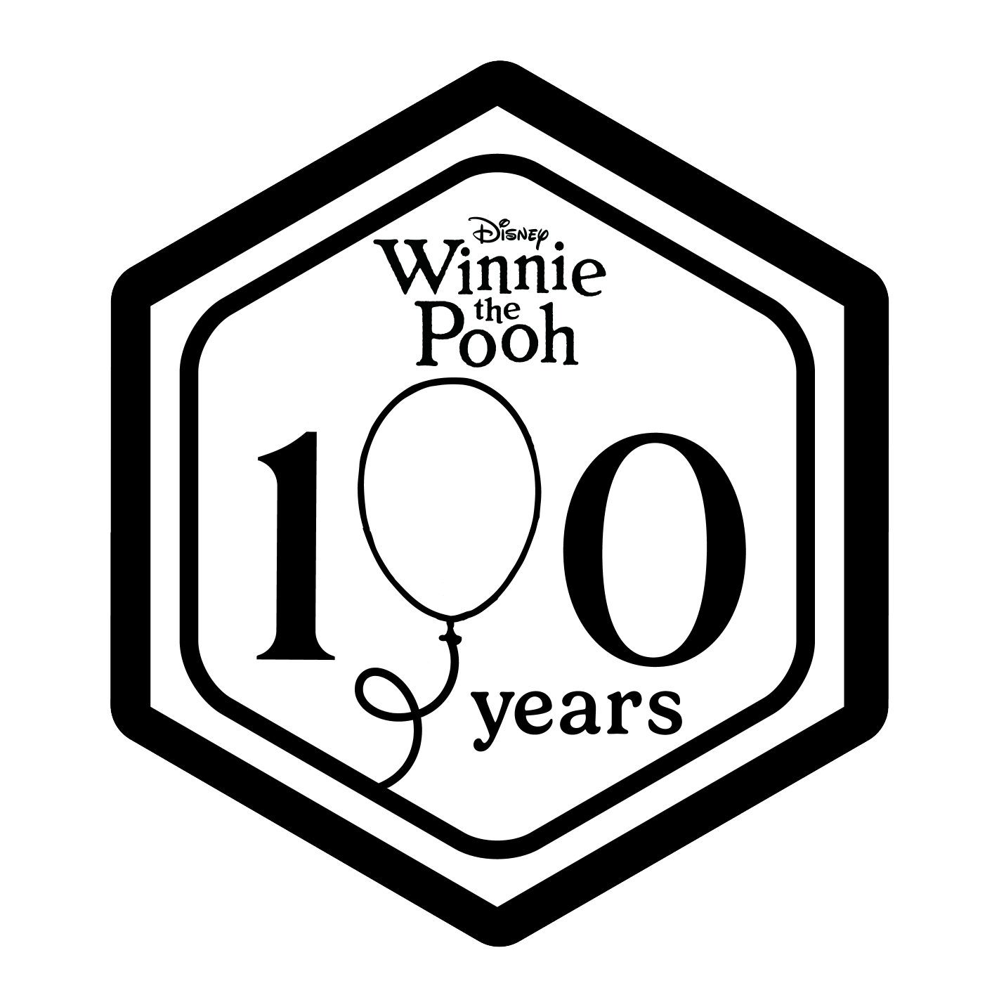 Pečat: 100 godina, s balonom.