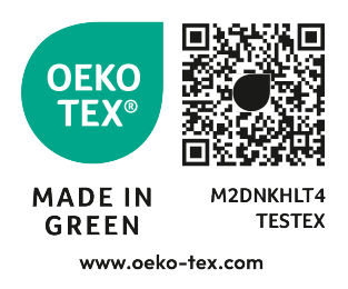Certifikat Made in Green s brojem M2DNKHLT4 TESTEX, www.oeko-tex.com