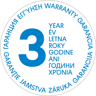 Pečat jamstva od 3 godine.