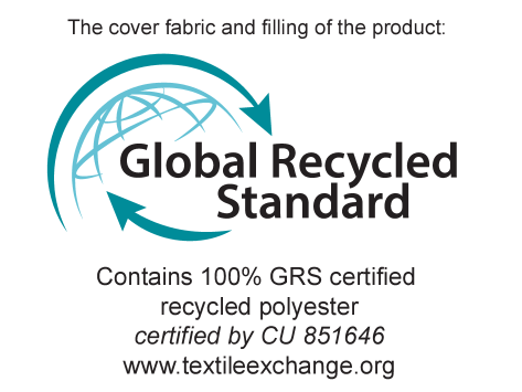 Certifikat Global Recycled Standard: 100% GRS certificirani reciklirani poliester, CU 851646.