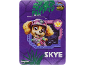 Kolekcionarska karta Skye iz Paw Patrola u kostimu dinosaura, broj 04/09.