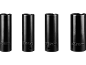 Četiri crna duboka udarna nasadna ključa, 17 mm, 19 mm, 21 mm i 23 mm, za automobilsku upotrebu.