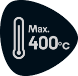 Maksimalna temperatura 400°C