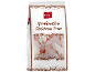 Vrećica marshmallow božićnih drvaca, ukrašena pahuljicama i zvijezdama.