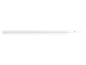 Bijela LED podgradna svjetiljka s integriranim prekidačem i kabelom za napajanje.