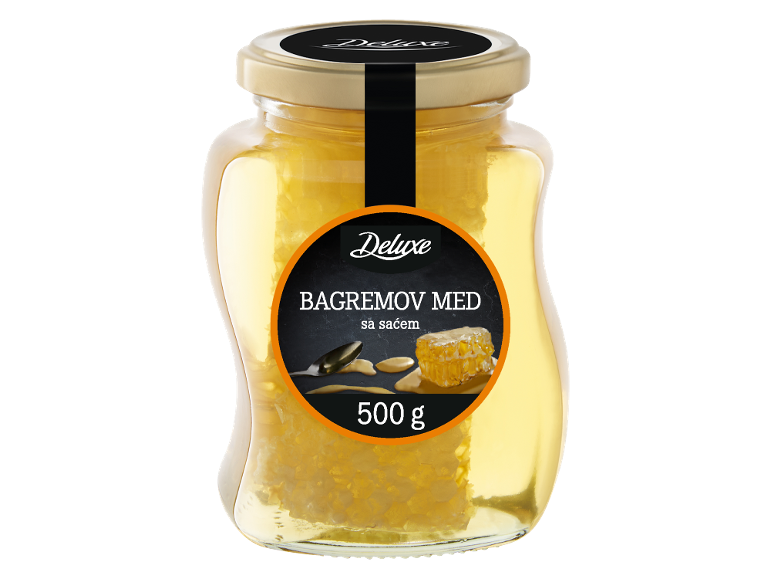 Tegla bagremovog meda sa saćem, 500g