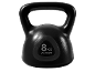 Crni kettlebell od 8 kg za trening snage.