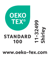 OEKO-TEX STANDARD 100 pečat, broj 11-32499 Shirley.