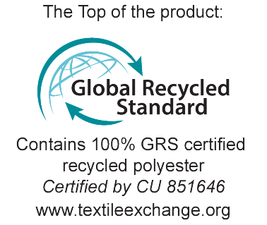 Global Recycled Standard certifikat: 100% GRS certificirani reciklirani poliester, CU 851646