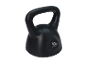 Crni kettlebell od 10 kg za trening snage.