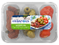 Antipasti s maslinama, sušenim rajčicama i papričicama punjenim sirom, 250 g.