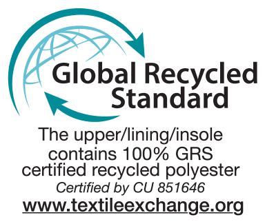 Global Recycled Standard certifikat: Gornjište/podstava/uložak sadrži 100% GRS certificirani reciklirani poliester, certificirano od CU 851646.
